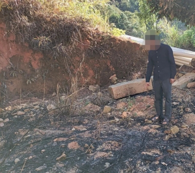 又有村民野外违规用火！罚！