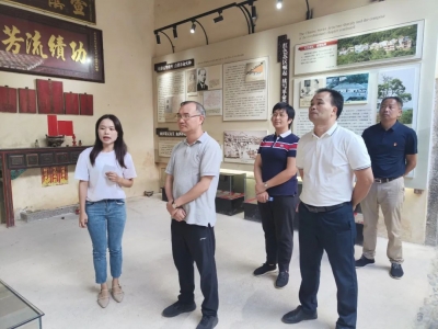 丘炀到郭田镇督导森林防灭火、乡村振兴工作