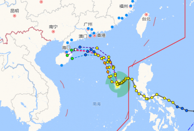 广东：10月30日21时启动防风Ⅳ级应急响应