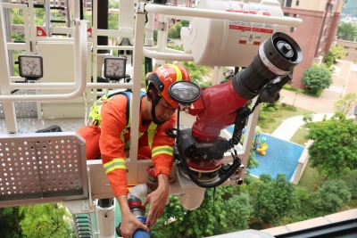 筑牢高层建筑消防安全“防火墙”，蕉岭县消防救援大队在行动→