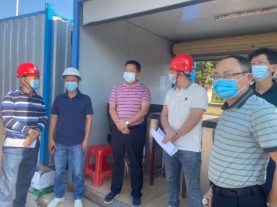 张少凡带队检查五华县重点项目进展情况及疫情防控工作