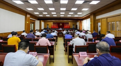 梅县区收看收听省、市新冠肺炎疫情防控工作电视电话会议 