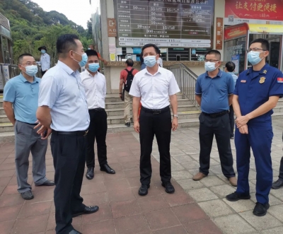 林剑率队督导检查疫情防控、安全生产和森林防灭火工作