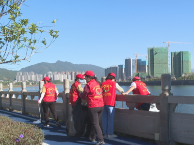 以实际行动保护母亲河！蕉岭县志愿者开展巡河护河活动