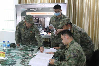 广东省军区检查组到大埔县检查考评2022年度民兵工作