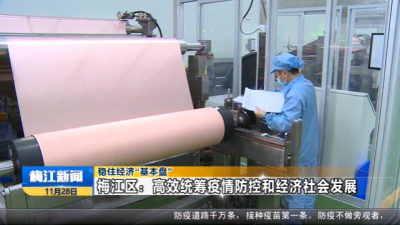 稳住经济“基本盘”！梅江区高效统筹疫情防控和经济社会发展