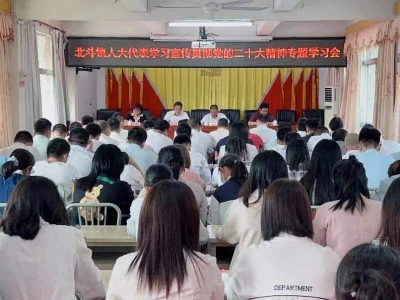 丰顺县北斗镇人大举办学习宣传贯彻党的二十大精神主题活动