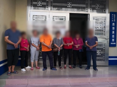 梅江警方成功捣毁一涉赌窝点，当场抓获48名涉赌人员