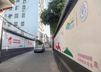 蕉岭：多彩文化墙引领文明新风尚