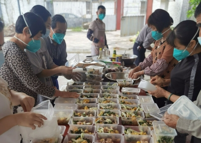 送爱心餐、捐款捐物、志愿服务...丰顺汤西双湖村广湖寨村民齐心支援抗疫