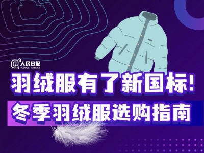 羽绒服新国标落地！参考下