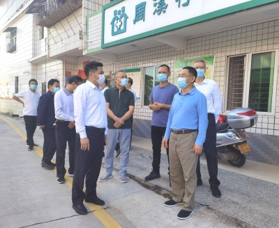 黄立强率督导组到梅江区挂点社区督导文明创建工作：加强《条例》宣传 持续补齐短板