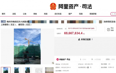 7073.5万元！梅县法院“双十一”网络司法拍卖成效显著