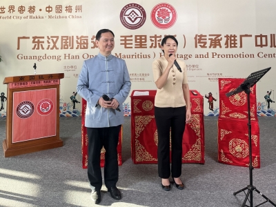 毛里求斯学员热情满满！广东汉剧跨国教学第二弹→