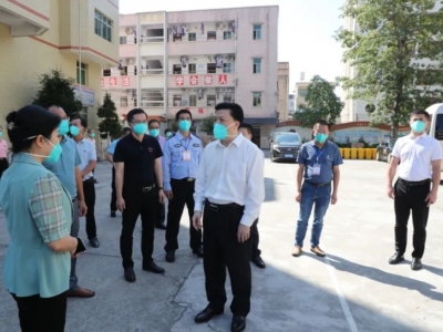 张志锋率队督导调研疫情防控工作并看望一线工作人员