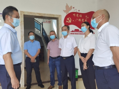 张达宏到梅江区挂点社区督导创建全国文明城市工作