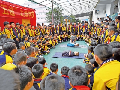 校园吹起“安全风” 护航学子成长路！梅州扎实开展安全宣传进学校活动