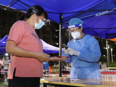 11月26日15时至19时，大埔县光德镇开展区域核酸检测