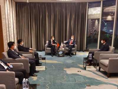 市外事局受邀参加韩国驻广州总领事馆国庆日招待会并拜访韩国驻穗总领事：全力推介营商环境 共谋交流合作机会