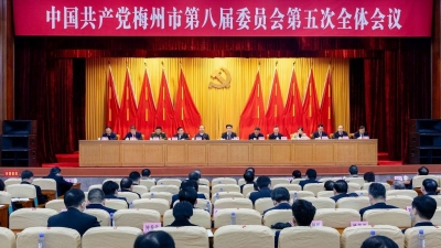 中国共产党梅州市第八届委员会第五次全体会议决议