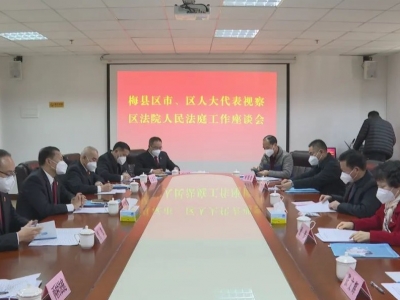 梅县区人大常委会开展专题视察：完善诉讼服务体系 努力为人民提供优质的司法服务