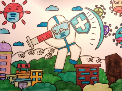 梅江区金山小学古诗淇丨绘画