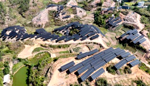 五华县首个集中式大型光伏发电项目，成功并网发电！