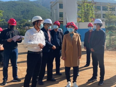 蔡雪嫦到蕉岭县调研挂钩联系重点项目：加快项目建设 提速振兴发展