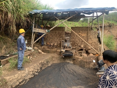 平远东石镇查处一起非法洗砂采砂行为