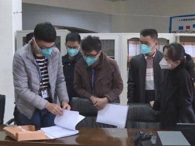 丰顺县专项检查城市生活垃圾分类示范片区创建情况