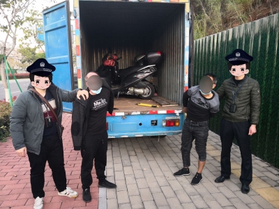 开着货车盗摩托！这流窜盗窃团伙，被大埔警方端了