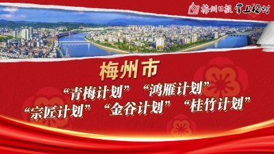 ​广发“求贤令”！梅州重磅发布“1+N”人才政策