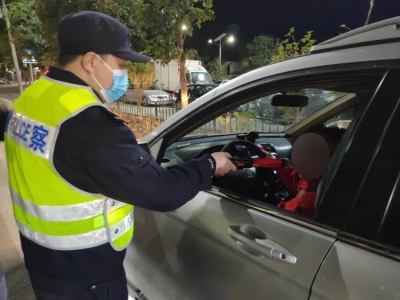 大埔公安交警加强春节后“酒驾”整治力度