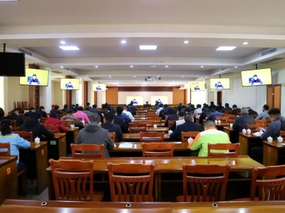 大埔县组织收听收看全国全省安全生产电视电话会议