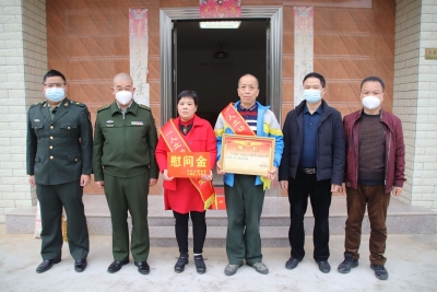 特殊的新年礼物！大埔为荣立“三等功”现役军人家庭送喜报