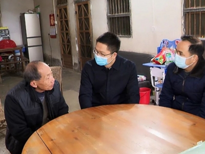 王锋到畲江镇开展春节走访慰问活动