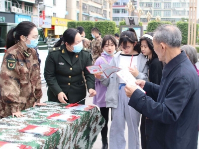 线上线下齐发力，大埔县征兵宣传氛围浓！