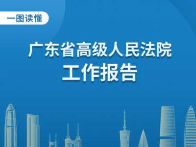 一图读懂 | 广东省高级人民法院工作报告