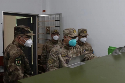 段见云到梅县区人武部检查督导安全稳定工作