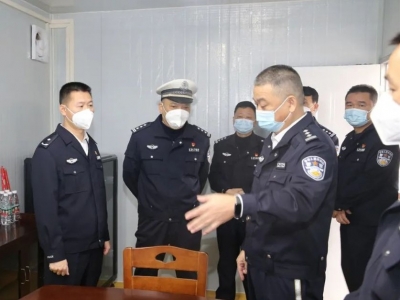 陈海晗检查梅县区春运道路交通安全工作