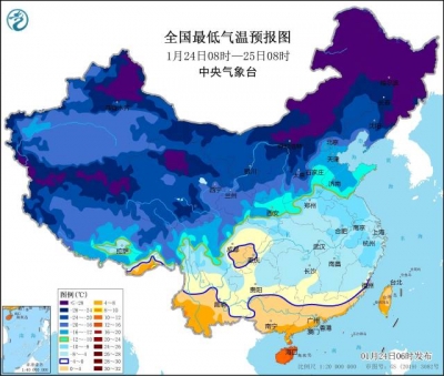寒潮蓝色预警！浙江福建广东部分地区降温超10℃