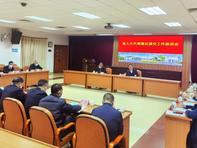 市人大常委会召开省人大代表建议提交工作座谈会：高效履职助推梅州苏区发展