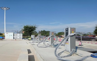 一桩双充、可缩短半小时时间！横陂服务区双充充电桩改造完成