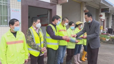平远县总工会组织开展春节前“稳企纾困”送温暖活动