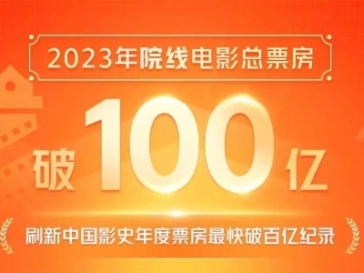 刷新纪录！2023年中国电影票房已破100亿