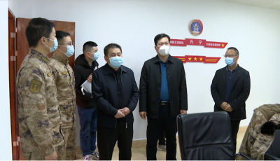兴宁市领导分组走访慰问驻兴部队、武警官兵和消防指战员