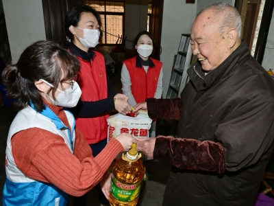 ​暖！梅江区江南街道新中社区开展新春慰问