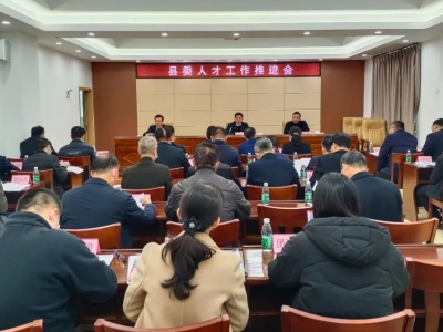 丰顺县委人才工作推进会召开：修订完善人才政策 助力高质量发展