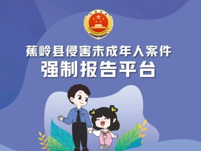 “码”上报告！蕉岭推出梅州检察机关首个侵害未成年人案件强制报告平台