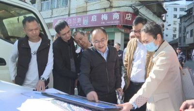 梅县区领导督导检查三大示范整治工作：“内外兼修”强化治理 着力提升城市“颜值”